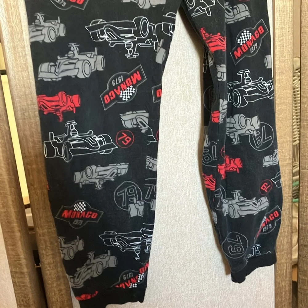 Children’s Black and Red Graphic sleep bottoms 12